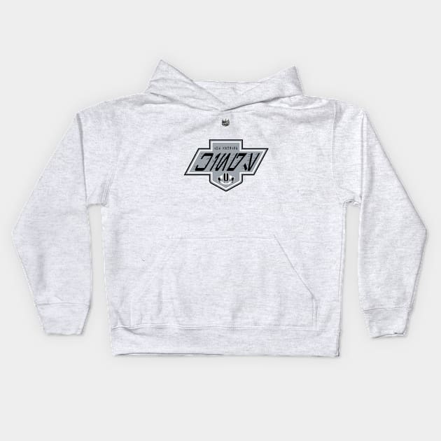 Royal Galaxy Hockey Team Alternate Kids Hoodie by Two Meter Basket